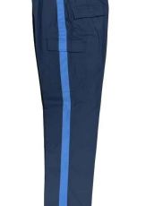 NJ DOC BDU Pocket Trouser w/ French Blue Stripe, Ripstop