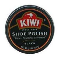 KIWI Black Shoe Polish, Small 1.125 oz.