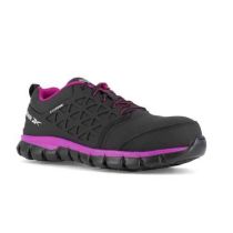 Womens Sublite Cushion Work Shoe, Black/Pink