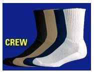 Jox Sox Performance Crew Sock in Black