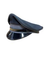 Custom R-15 Highway Crushed Cap, Black with Bankers Grey Frame and Crown Piping