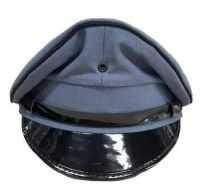 French Blue Highway Cap with Navy Crown Piping