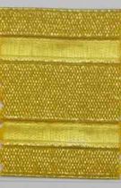 2" Gold Metallic Synthetic Braid