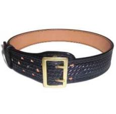 2-1/4" Basketweave Duty Belt, Fully Lined